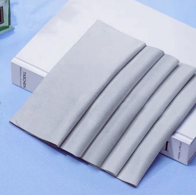 Glasses Cloth Suede Microfiber Wipe Cleaning Polishing Cloth Gift Cloth 15X18CM - MyFaceSocksUK