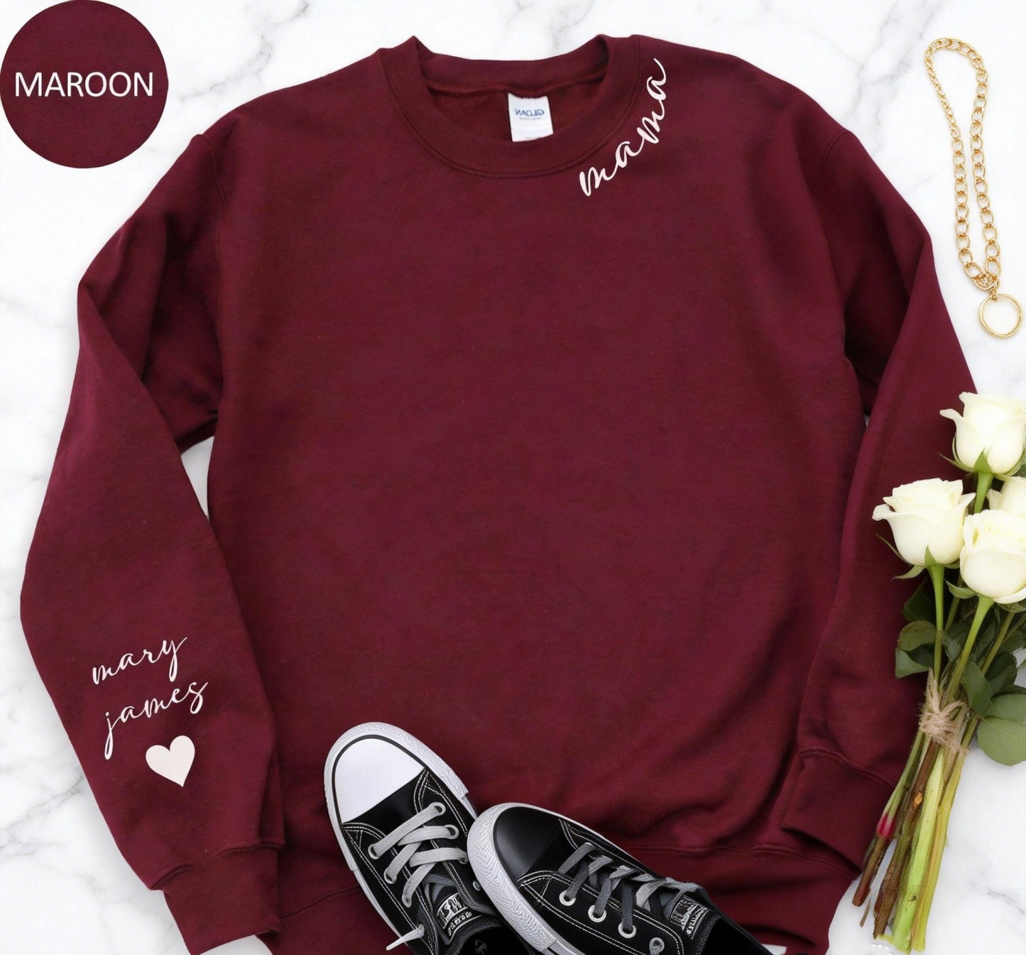 Mother��s Day Gift Custom Mama Sweatshirt