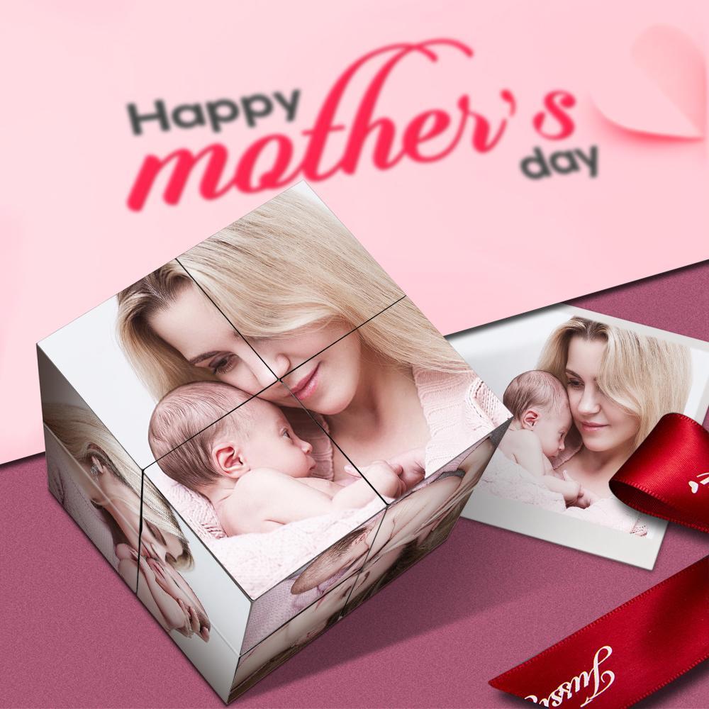 Infinity Photo Cube Custom Folding Photo Cube Personalized Rubic's Cube Valentine Gifts - MyFaceSocksUK
