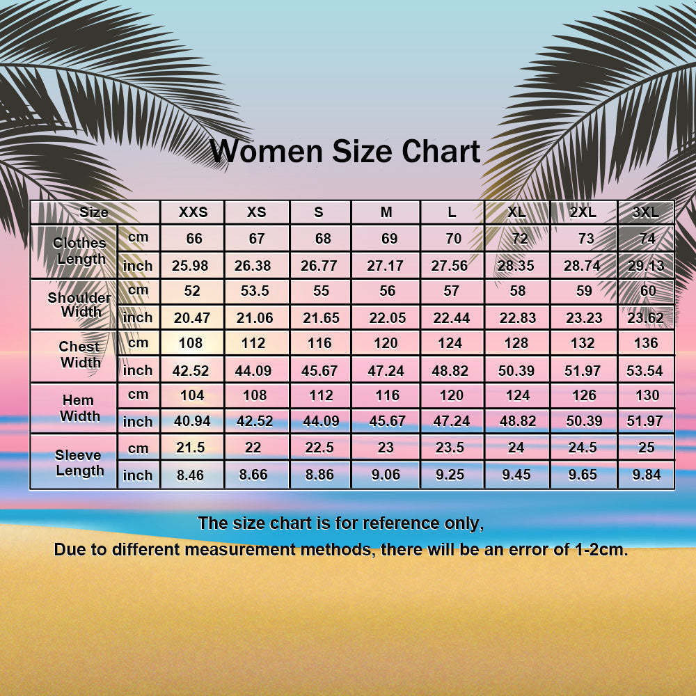 Women's Custom Face Funny Halloween Print Personalized Halloween Hawaiian Shirt - MyFaceSocksUK