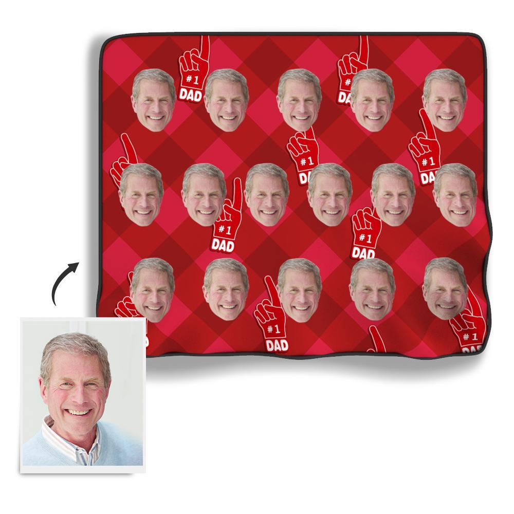 Dad Photo Blanket - Myfacesocksuk