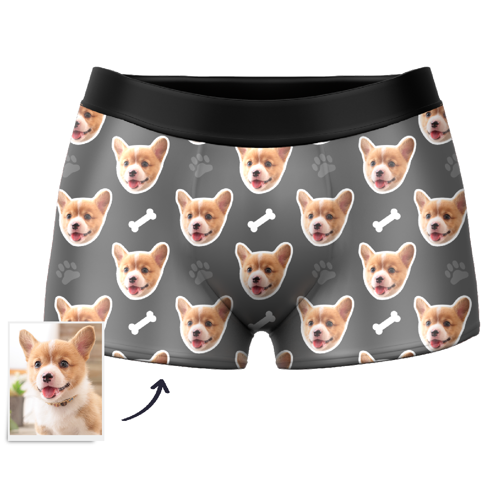 Custom Dog Boxer Shorts - MyPhotoSocks