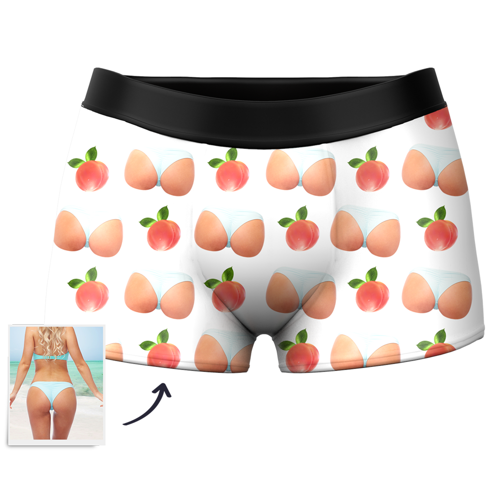 Custom Booty Boxer Shorts - Myfacesocksuk