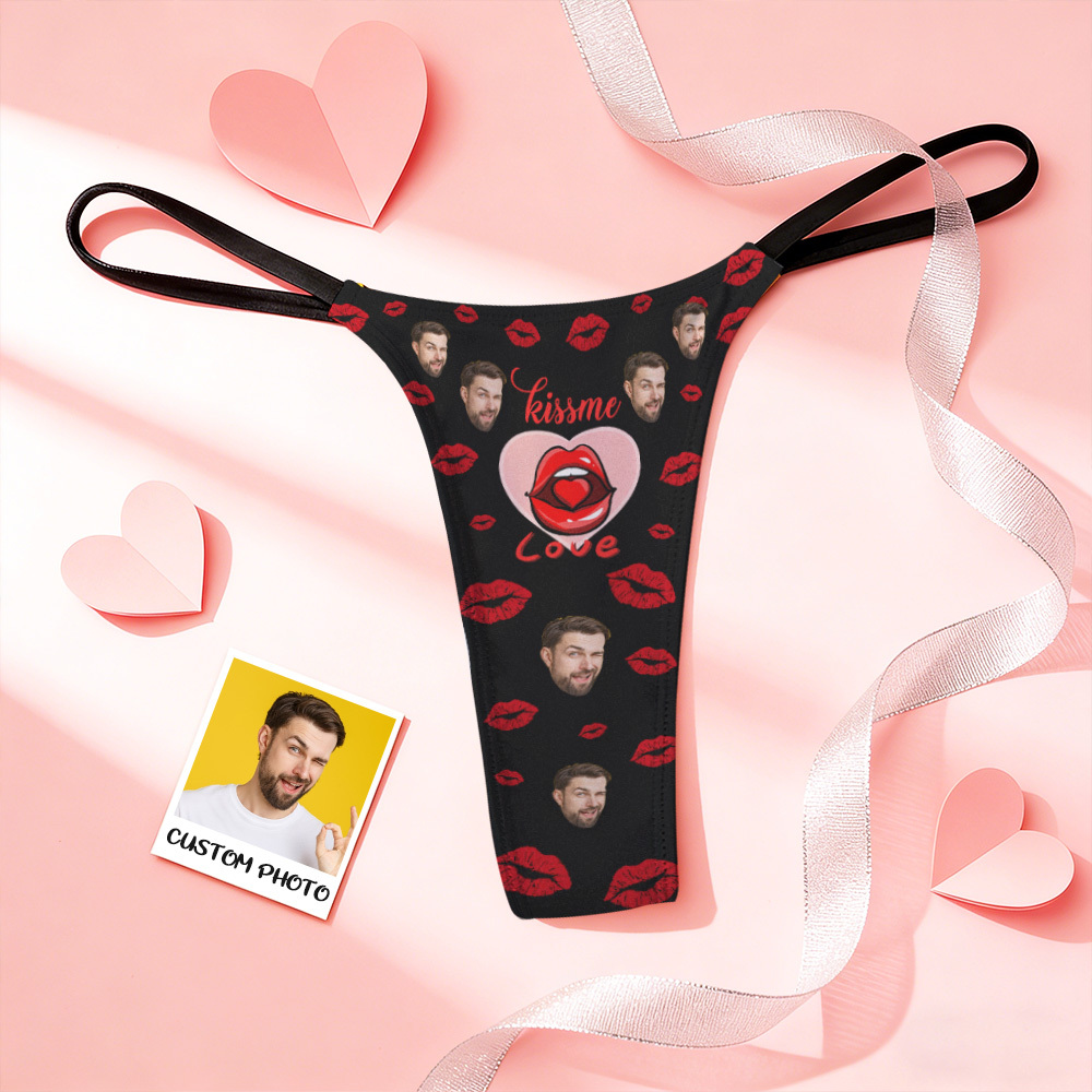Custom Thongs Photo Panties Funny Underwear Briefs I Licked IT  Licked IT SO ITS Mine Thong Valentine Gift - MyFaceSocksUK