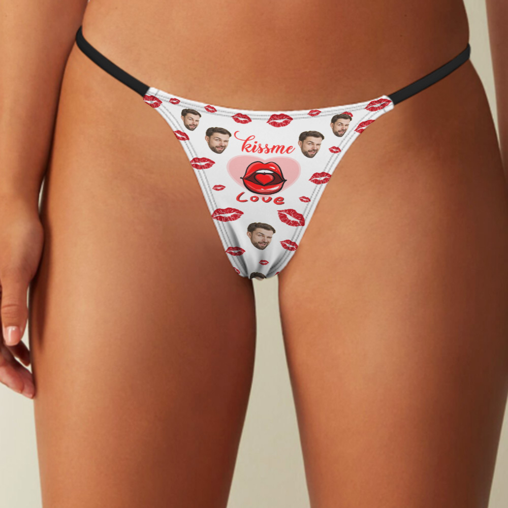 Custom Thongs Photo Panties Funny Underwear Briefs I Licked IT  Licked IT SO ITS Mine Thong Valentine Gift - MyFaceSocksUK