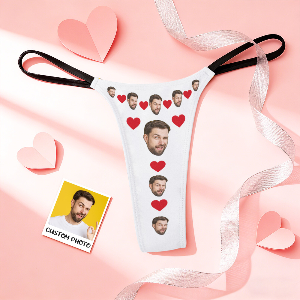 Custom Thongs Photo Panties Funny Underwear Briefs I Licked IT  Licked IT SO ITS Mine Thong Valentine Gift - MyFaceSocksUK