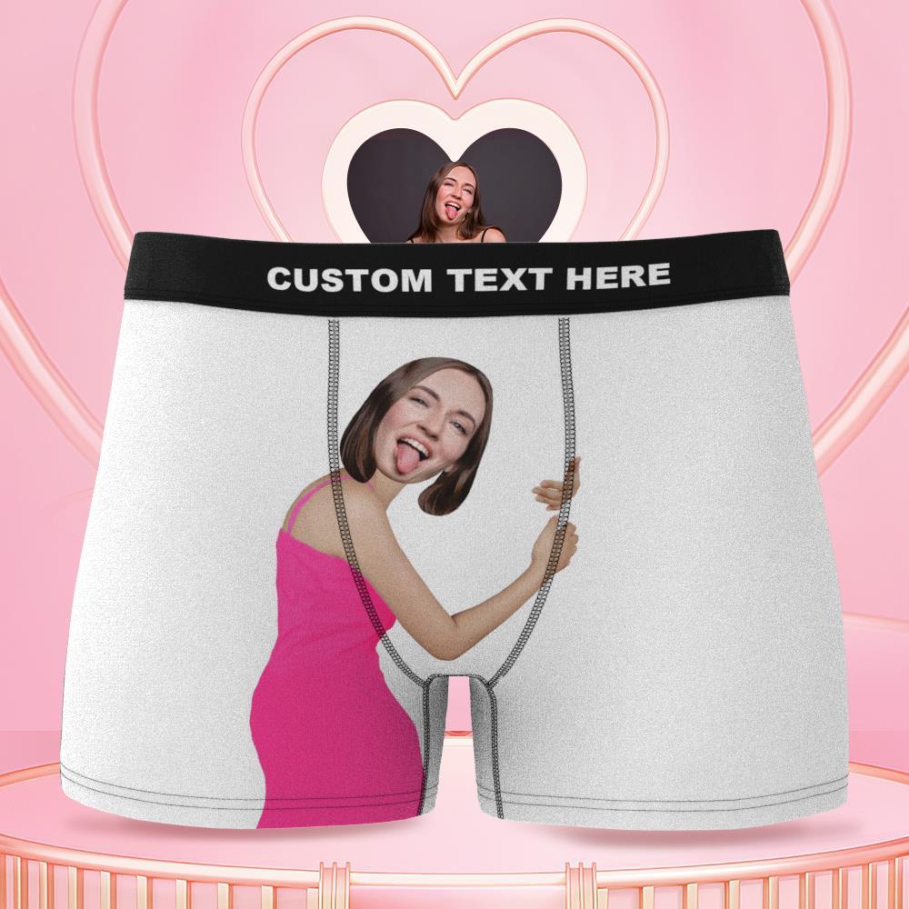 Custom Face On Body Boxers 3D Online Preview Custom Men's Funny Boxer Shorts