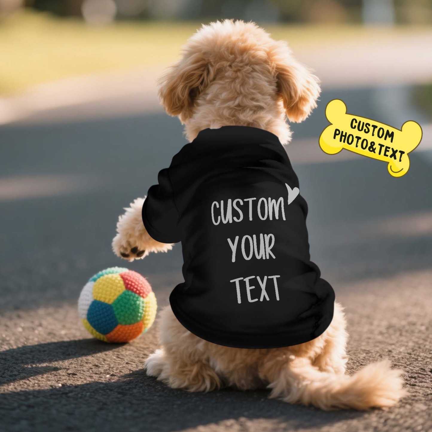 Personalized Cute Photo Mash T-Shirt Dog Shirt Custom Pet Lover Shirt Gift - MyFaceSocksUK