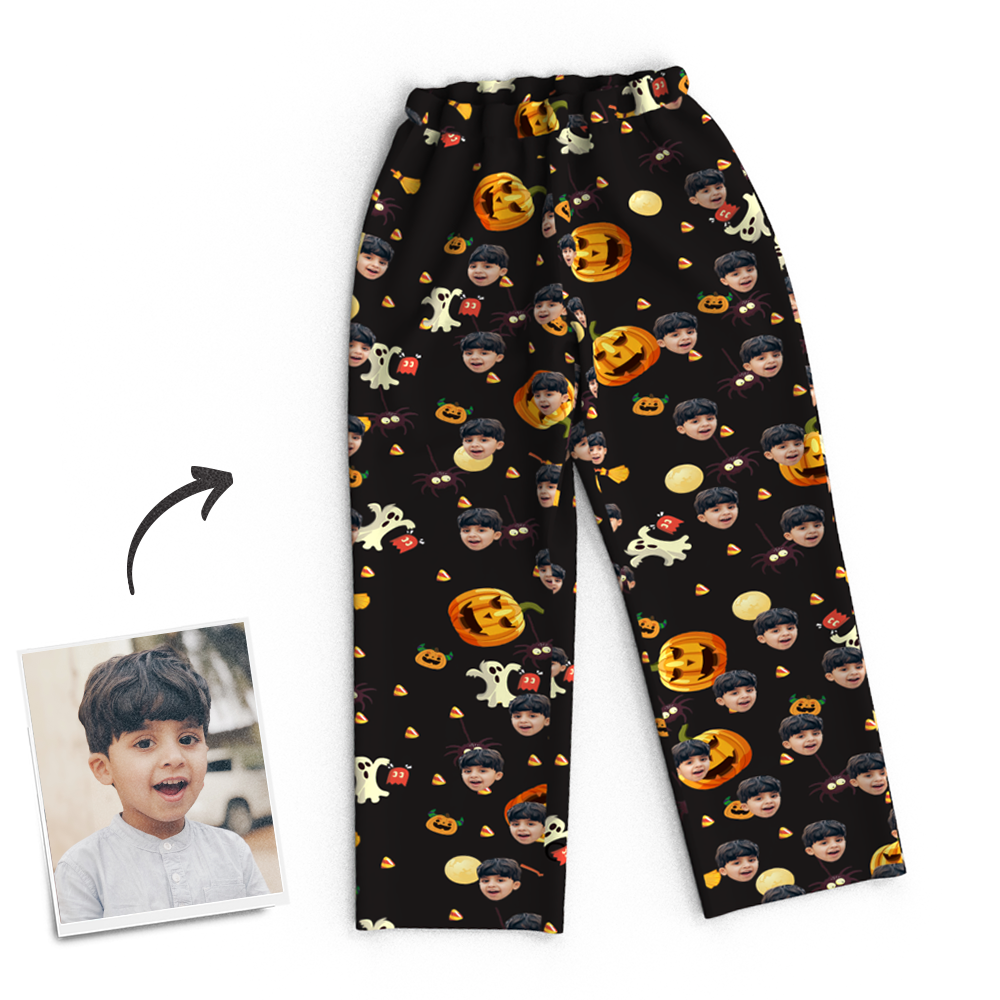 Custom Face Pajamas Halloween For Children - MyFaceSocksUK