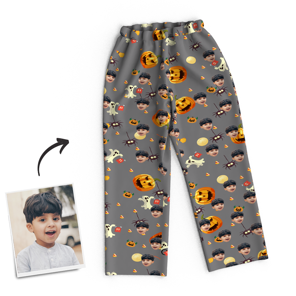 Custom Face Pajamas Halloween For Children - MyFaceSocksUK