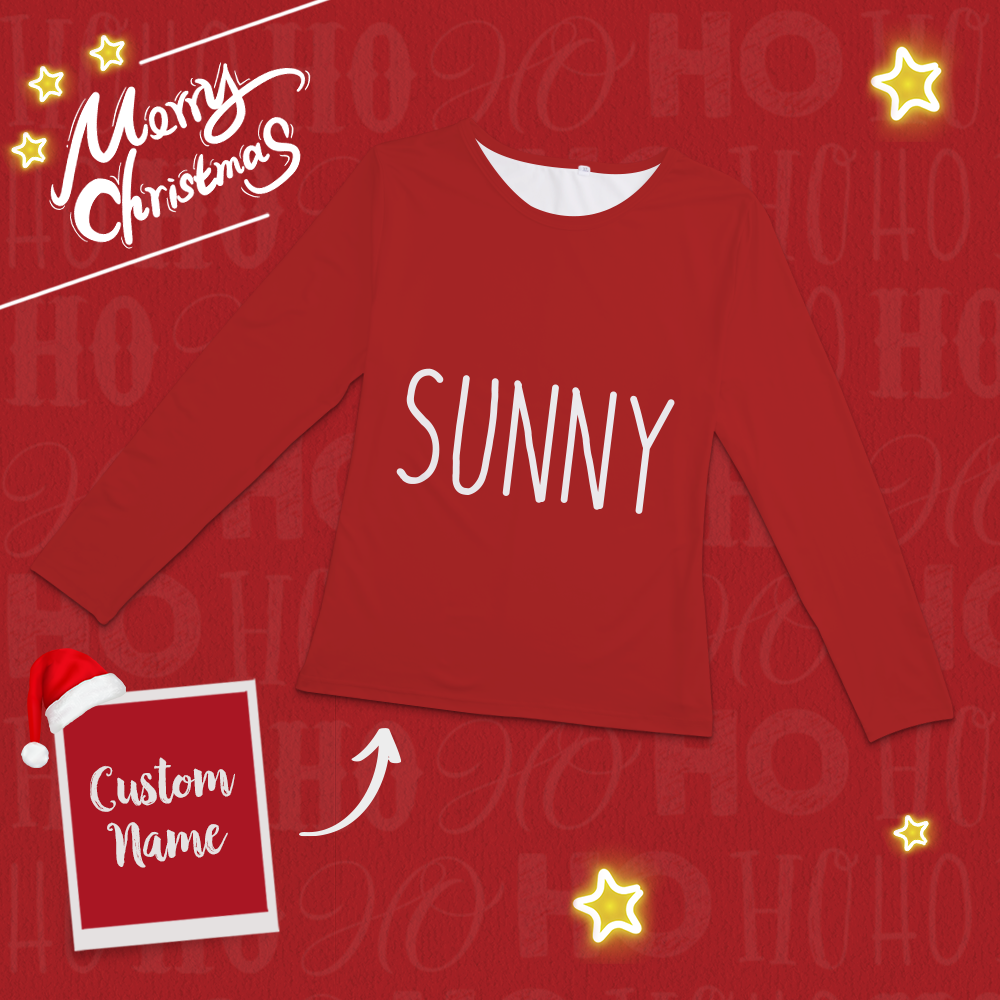 Custom Merry Christmas Pajamas Classic Red And Green Set