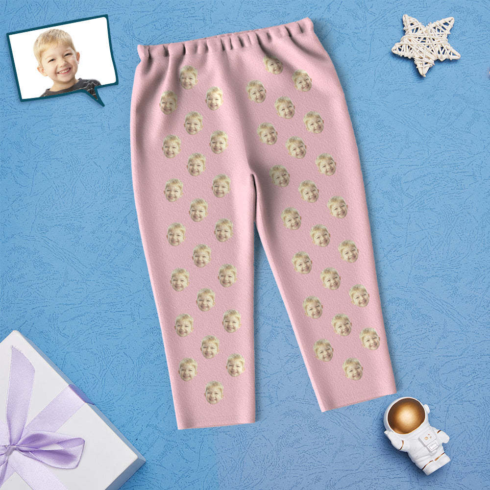 Custom Face Children's Pajamas Personalized Kid's Sleepwear - MyFaceSocksUK