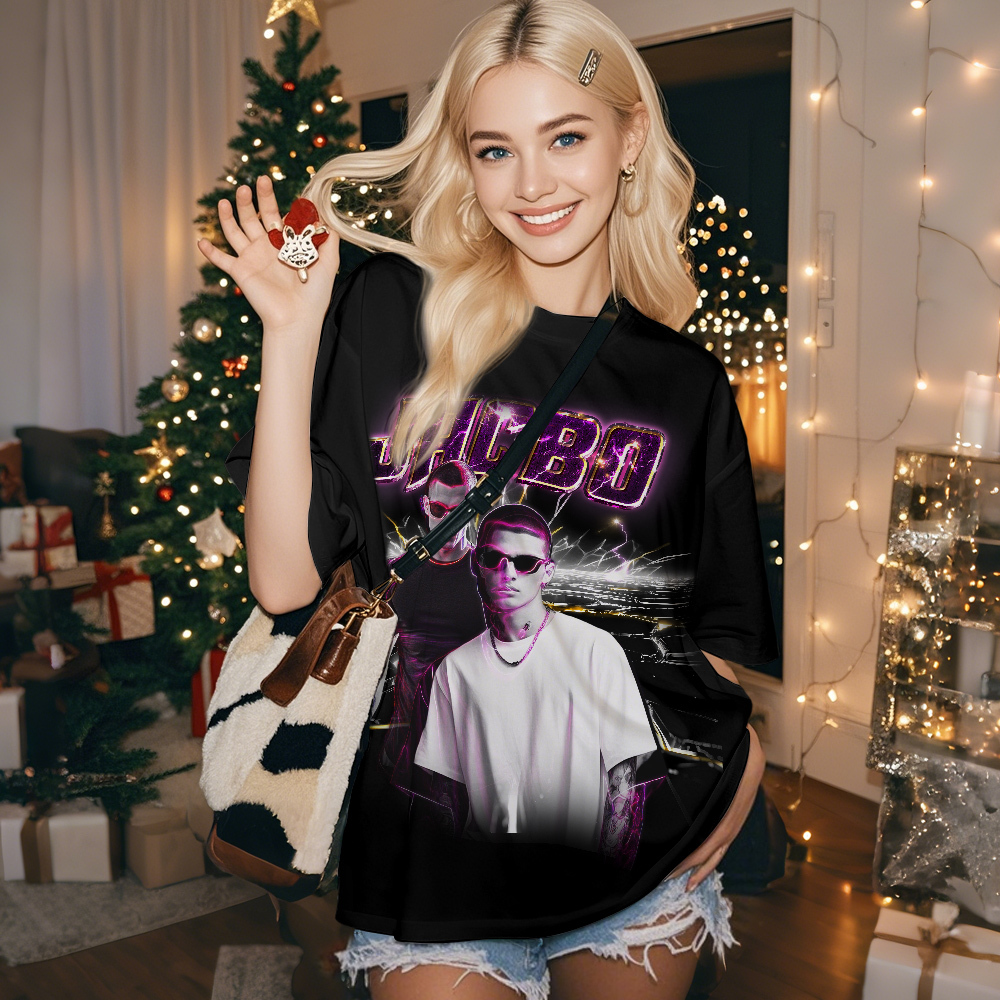 Custom Vintage Photo Tee Personalized Retro Fashion T-Shirts for Christmas Gifts - MyFaceSocksUK