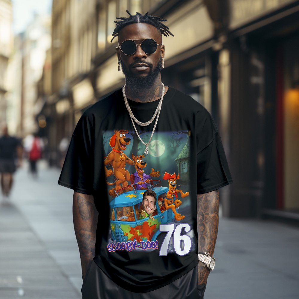 Custom Vintage Photo Tee Personalized Retro Fashion T-Shirts for Gift - MyFaceSocksUK