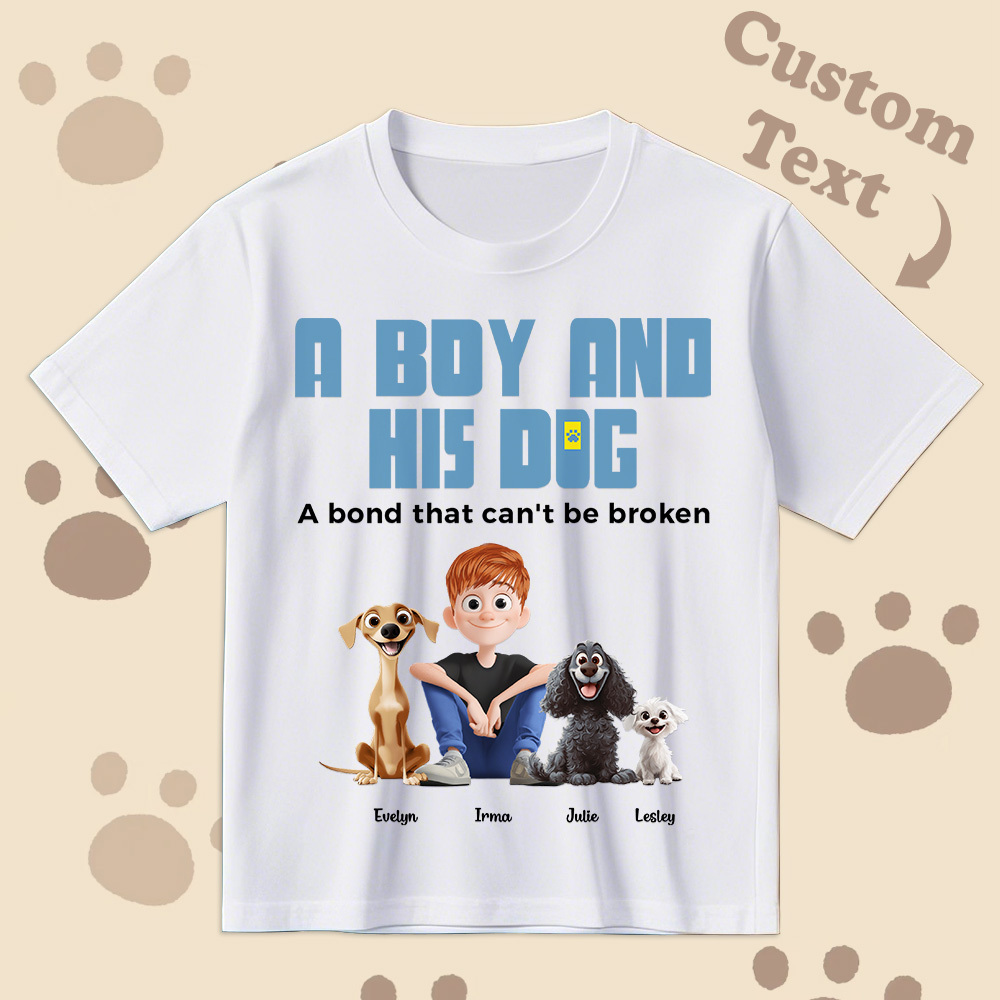 A Bond That Can't be Broken-Personalized Cartoon Shirt Fathers Day Gift - MyFaceSocksUK