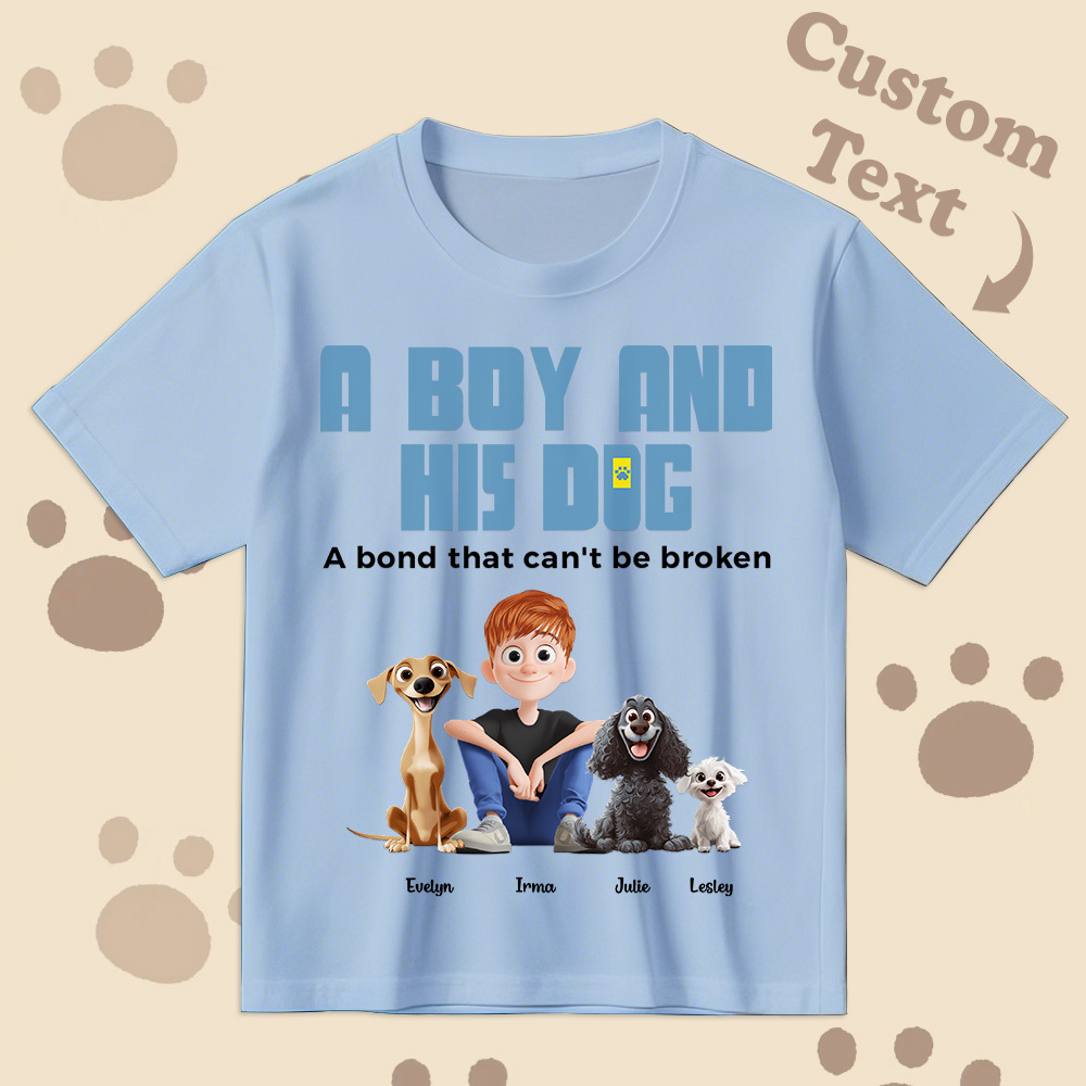 A Bond That Can't be Broken-Personalized Cartoon Shirt Fathers Day Gift - MyFaceSocksUK