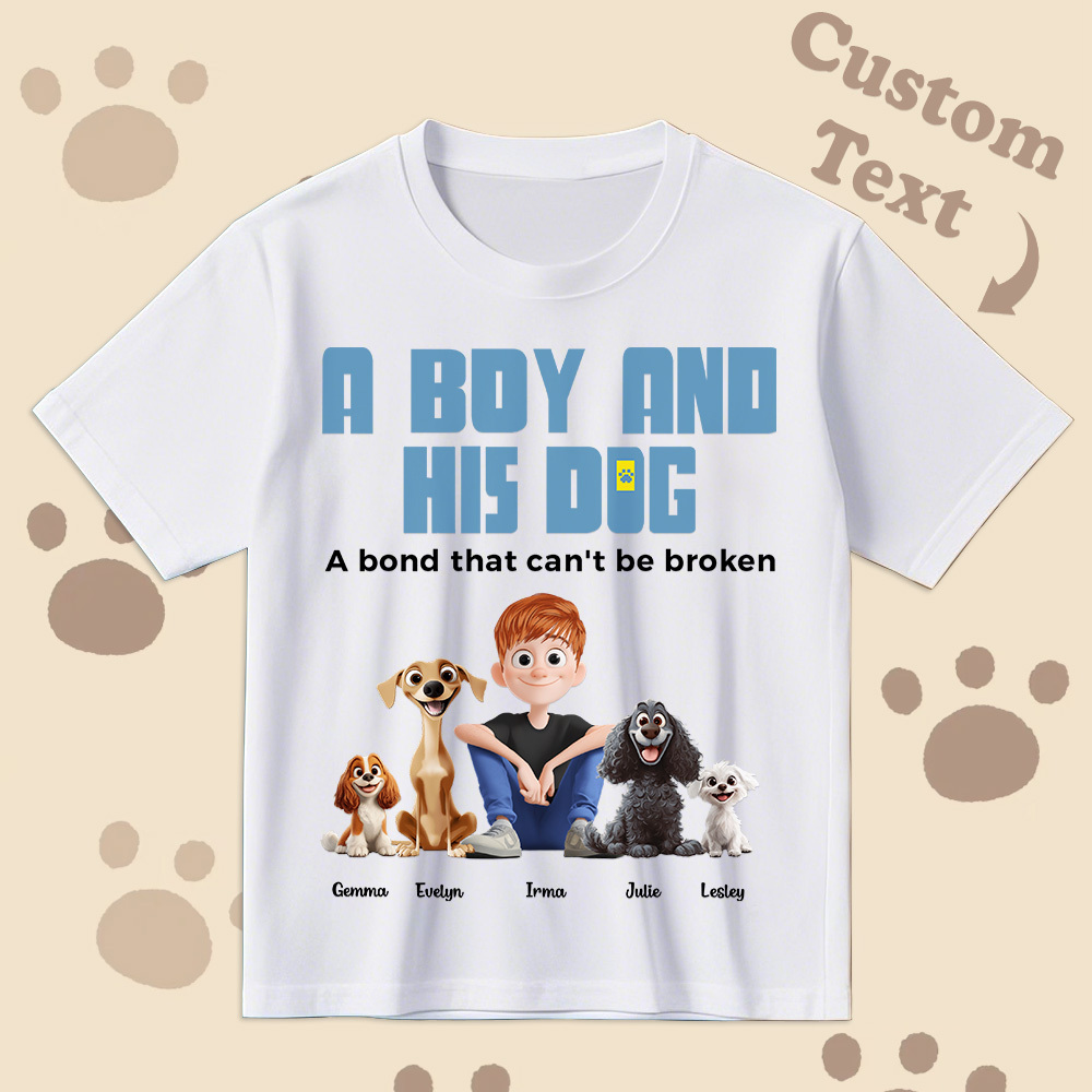 A Bond That Can't be Broken-Personalized Cartoon Shirt Fathers Day Gift - MyFaceSocksUK