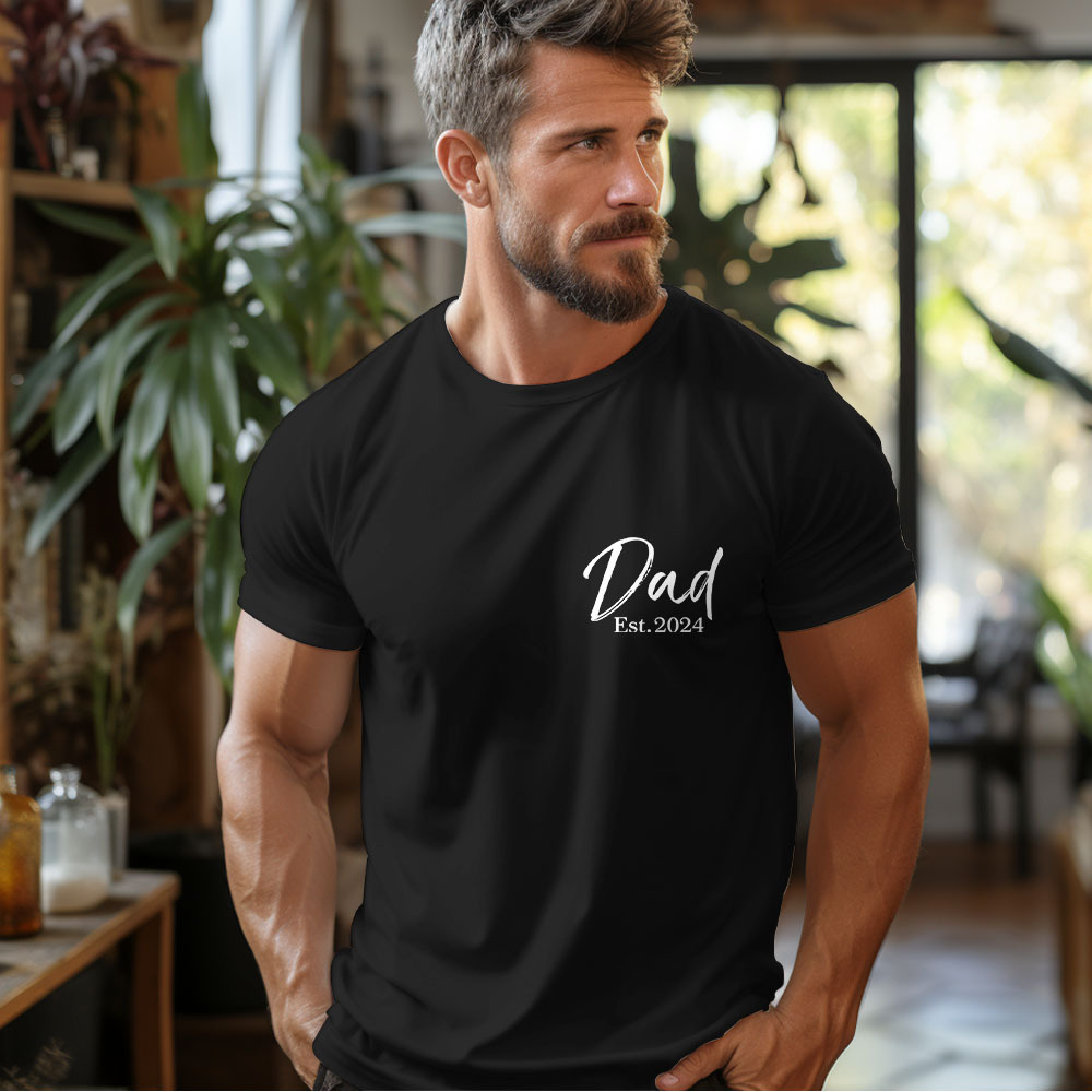 Custom Text T-Shirt Personalized Dad Bod Father Funny T Shirt Fathers Day Gifts - MyFaceSocksUK
