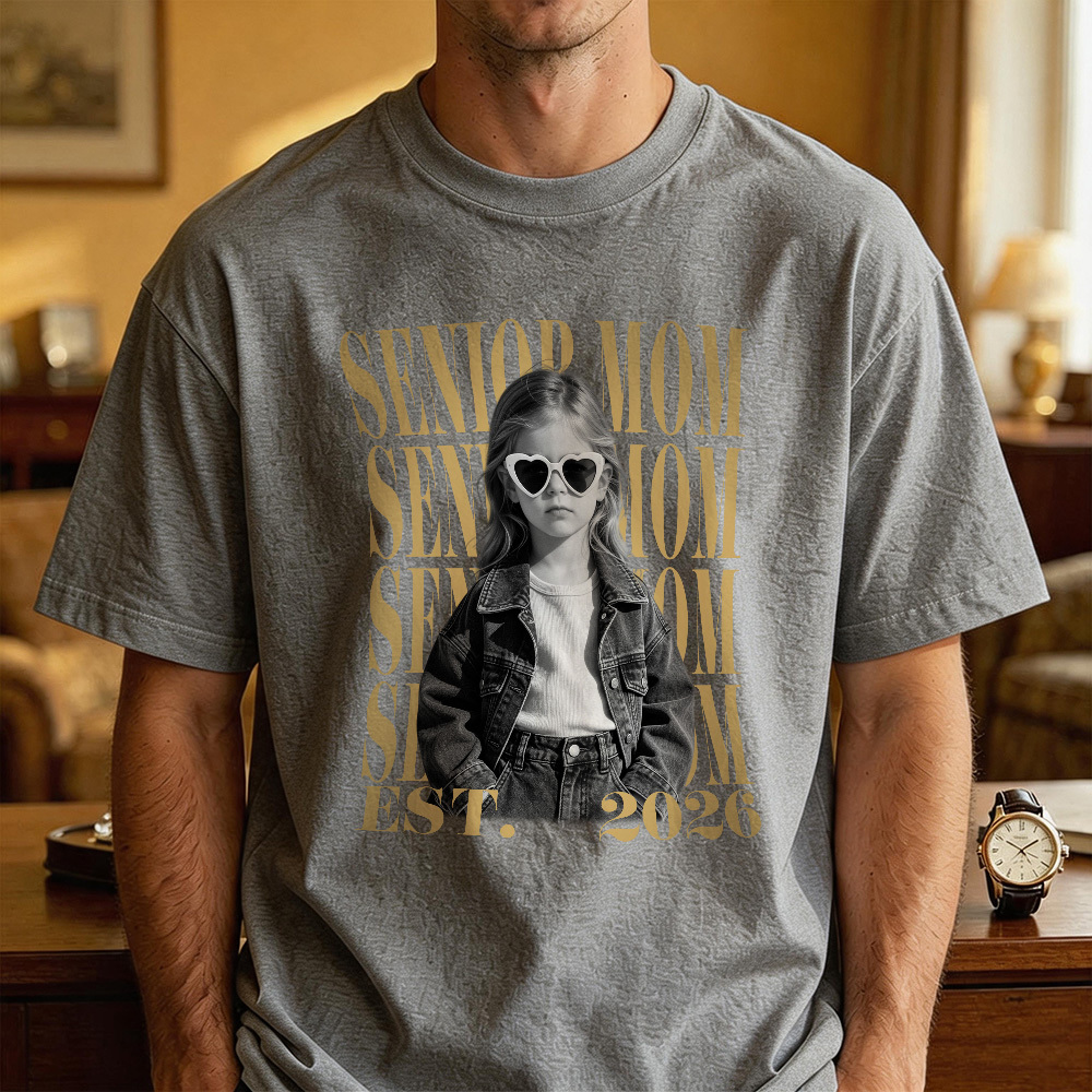 Custom Dad Vintage Photo Shirt: Personalized Fathers Day Shirt With Kids Photo, Funny Dad Shirt, Best Dad Ever Shirt, New Dad Gift
