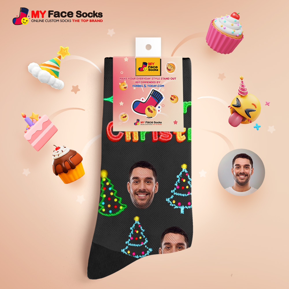 Personalized Pet Dog Theme Socks Christmas Socks Custom I Woof You Socks Pet Lover Santa Socks Gift