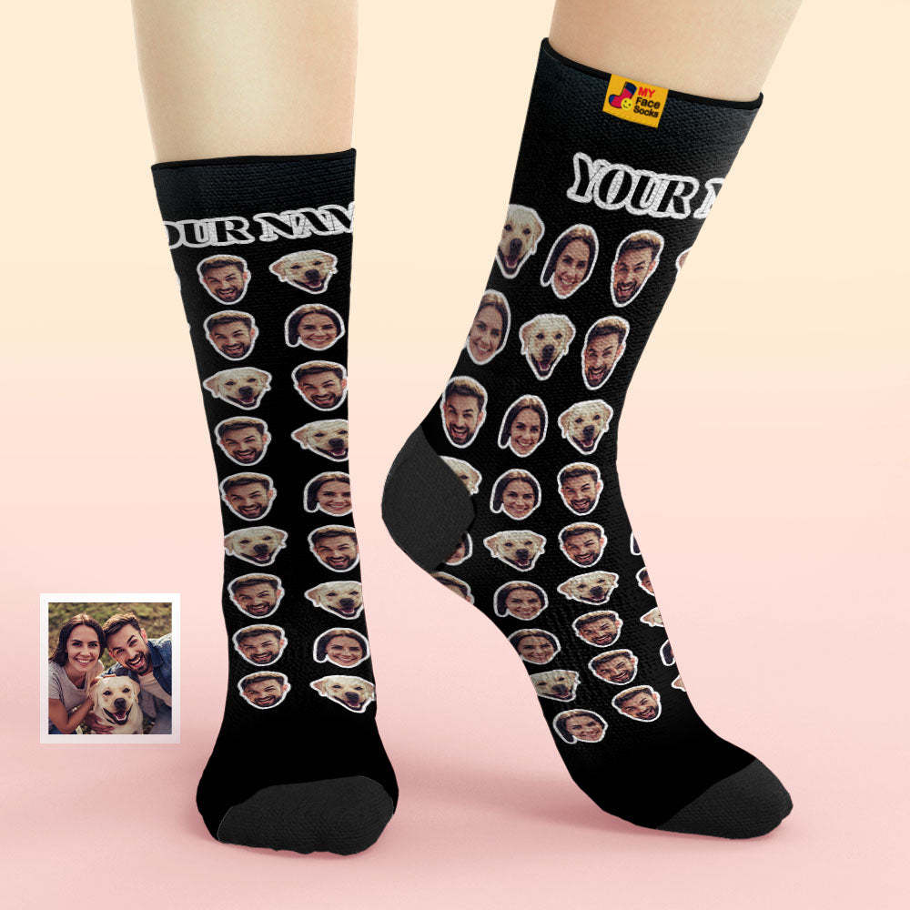 Custom Corlorful Socks With Your Photo - MyFaceSocksUK