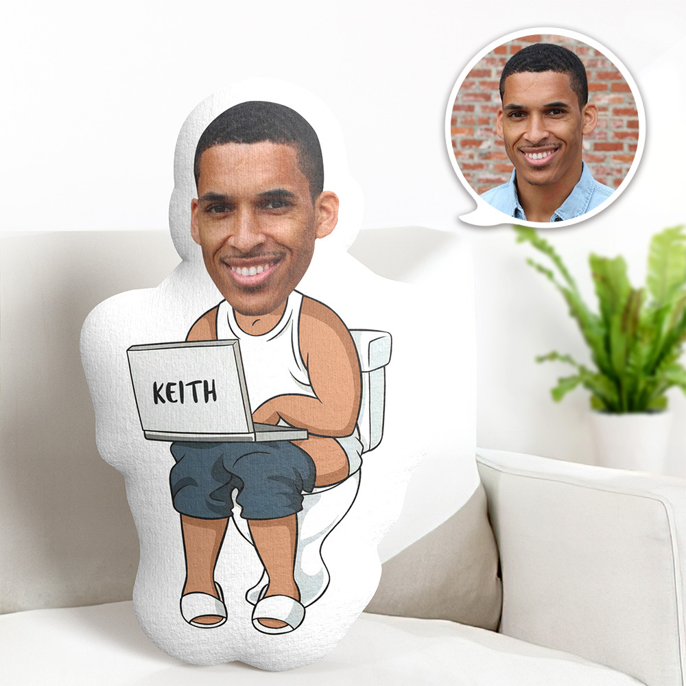 Custom Funny Face Photo Pillow Funny  Doing Pillow - MyFaceSocksUK