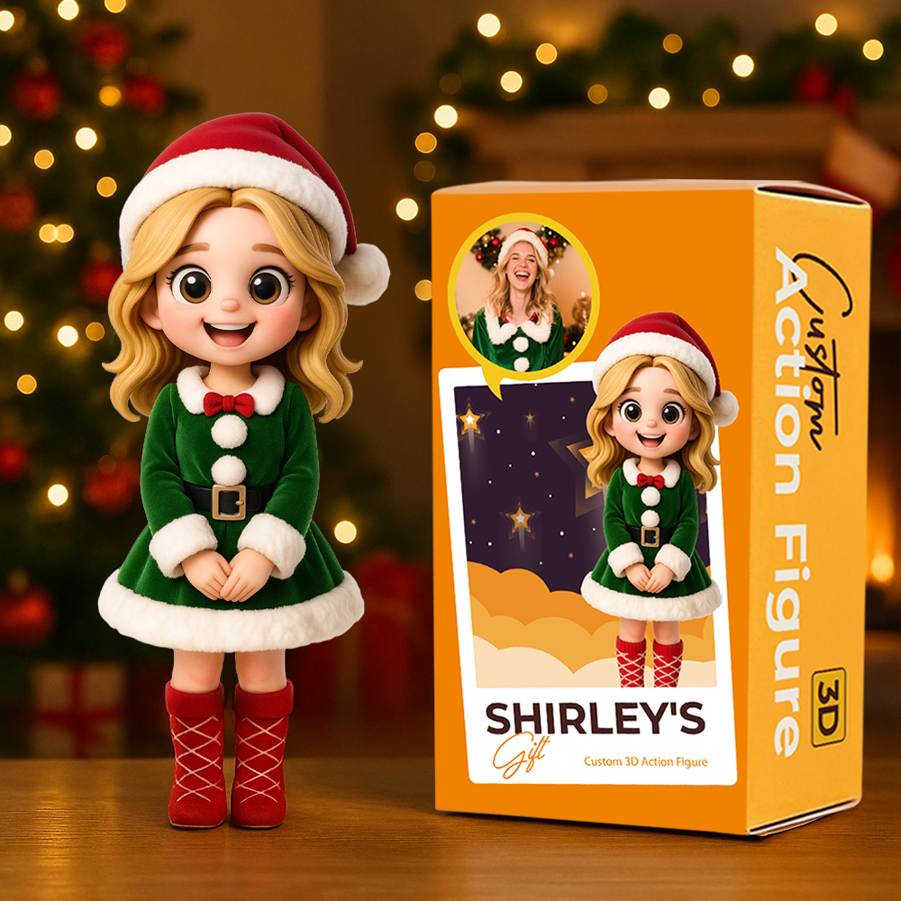 Custom 3D Mini Figure from Your Photo Personalized Desk Toy for Office Decor