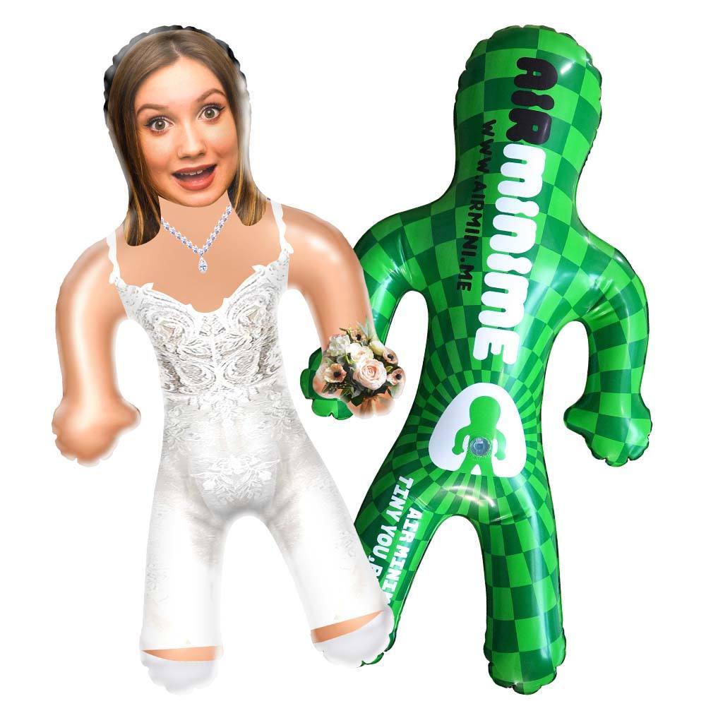 Personalized Bride Blow Up Dolls Unique Gifts for Wedding Bachelorette Party - MyFaceSocksUK