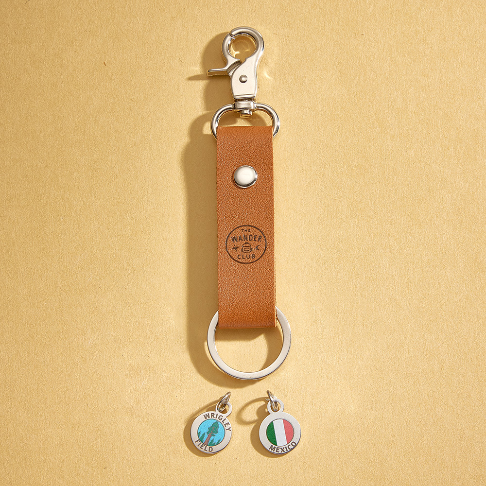 Personalized Tokens Keychain Holder Key Chain Car Accessories Keychain Groomsmen Gift for Him Dad Men Gift for Birthday Custom Engraved - MyFaceSocksUK