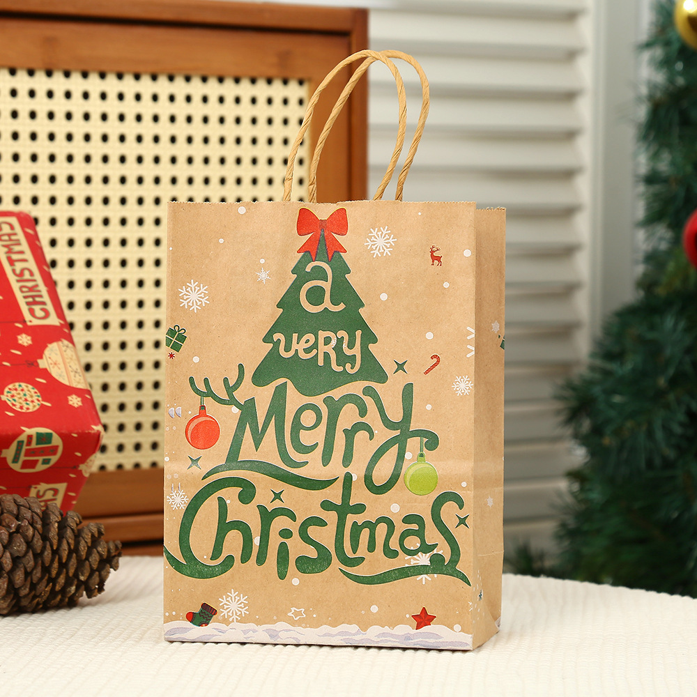 Christmas Gifts Bag Gift Christmas Tree 21x15x8CM - MyFaceSocksUK