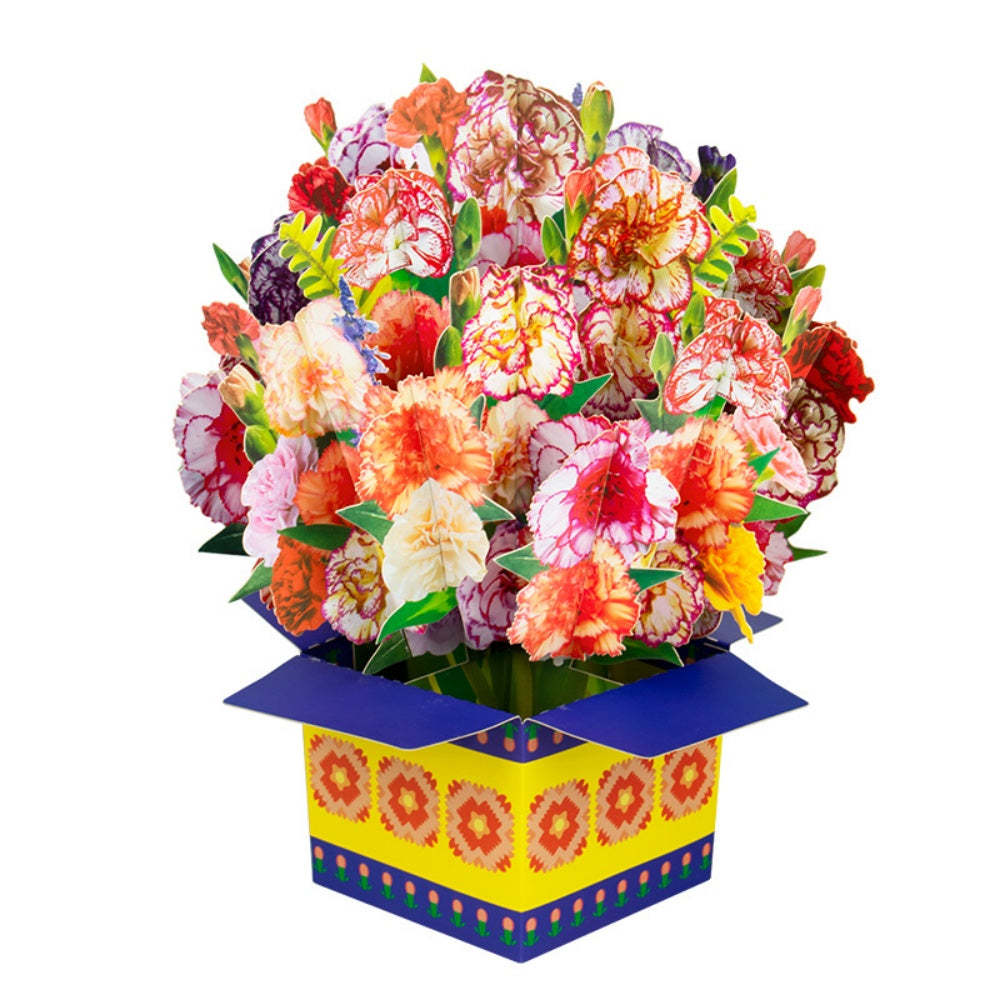 Flower Bouquet Card 3D Greeting Card Mother's Day Gifts for Mum - MyFaceSocksUK