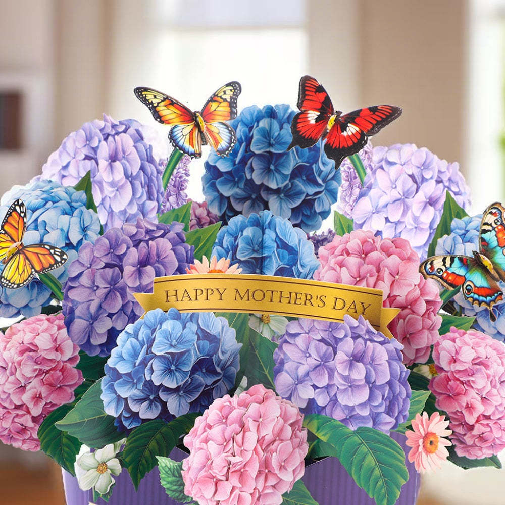 3D Greeting Card Flower Bouquet Card Mother's Day Gift for Mum - MyFaceSocksUK