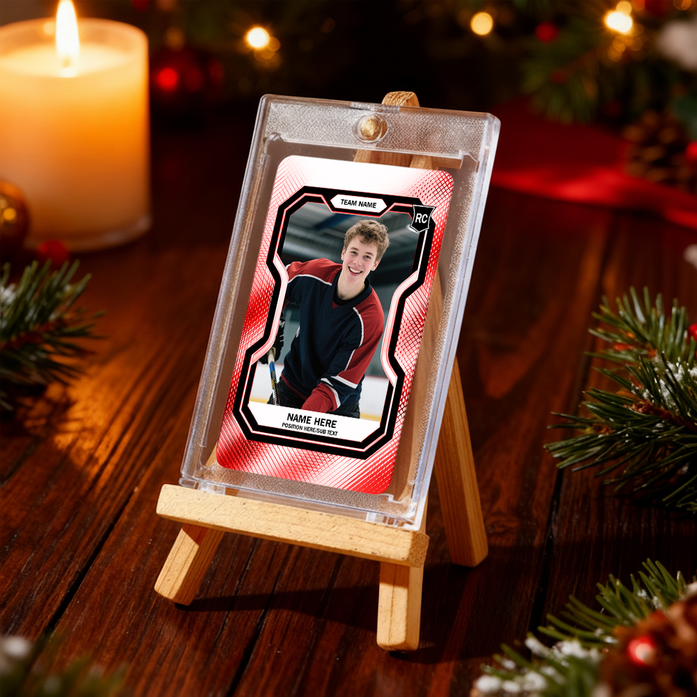 Personalized Sports Card Custom-Fully Sports Photo Card Fathers Day Christmas Thanksgiving  Special Occasions - MyFaceSocksUK