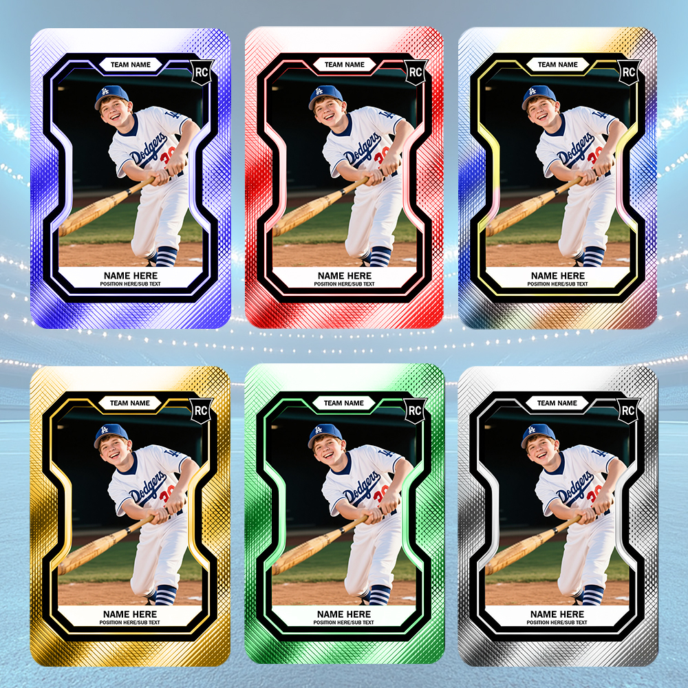 Personalized Sports Card Custom-Fully Sports Photo Card Fathers Day Christmas Thanksgiving  Special Occasions - MyFaceSocksUK