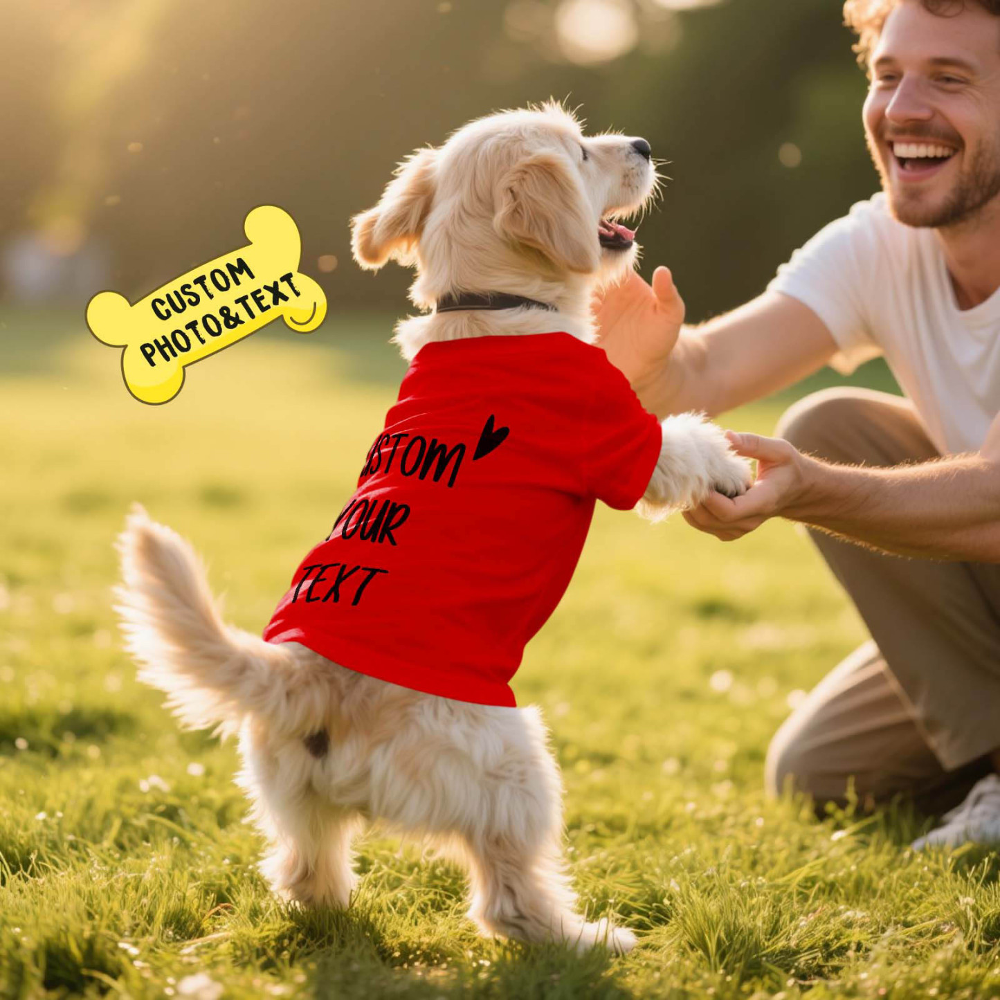 Personalized Cute Photo Mash T-Shirt Dog Shirt Custom Pet Lover Shirt Gift - MyFaceSocksUK