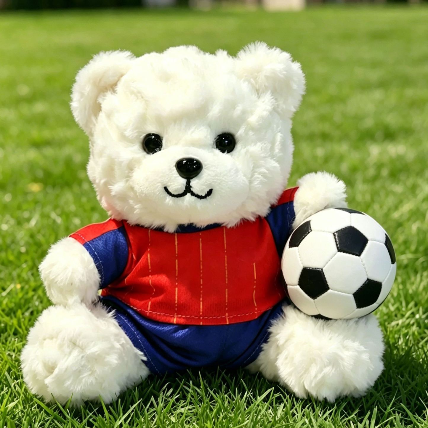 Personalized Football Bear Plush Doll Cute Soccer Team Teddy Bear Fan Souvenir Gift - MyFaceSocksUK