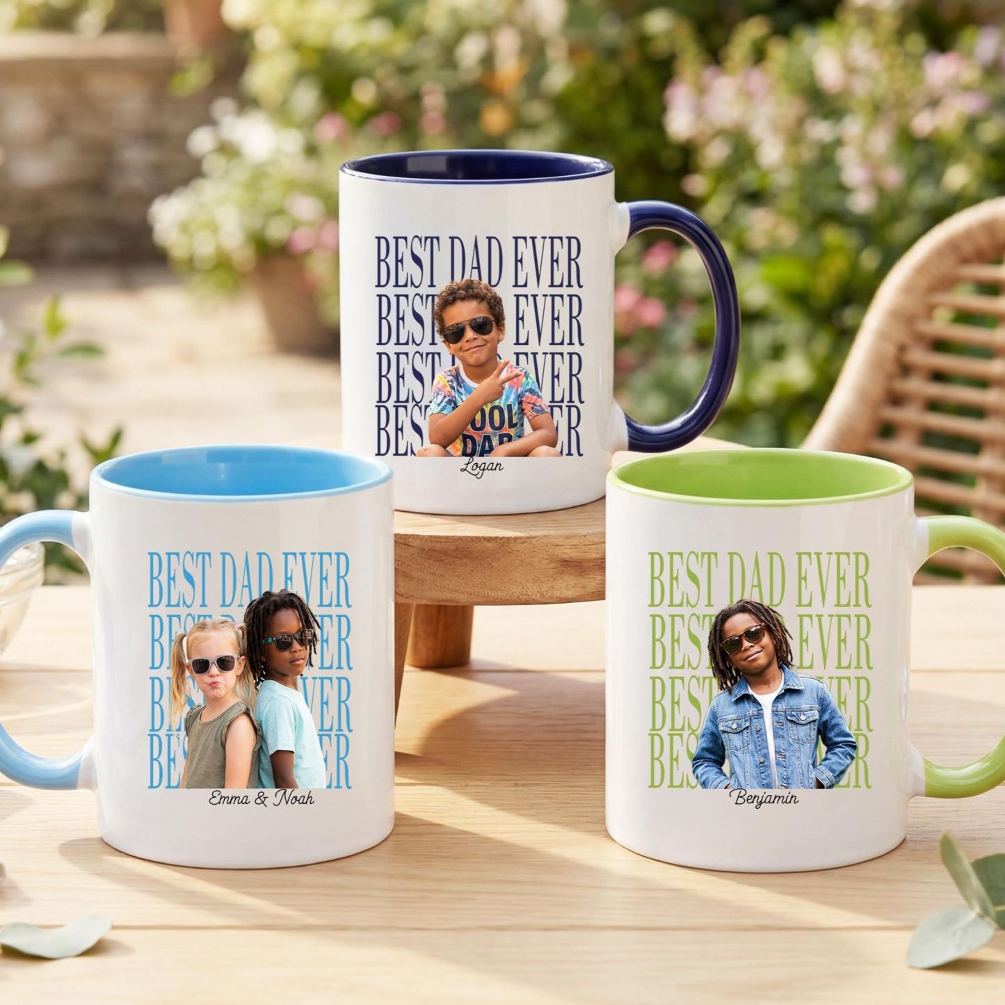 Custom Baby Photo Dad Mug,Personalized Best Dad Ever Cup,Father's Day Keepsake,Gift for Dad,Best Dad Ever Mug,Father's Day,New Dad Gift - MyFaceSocksUK