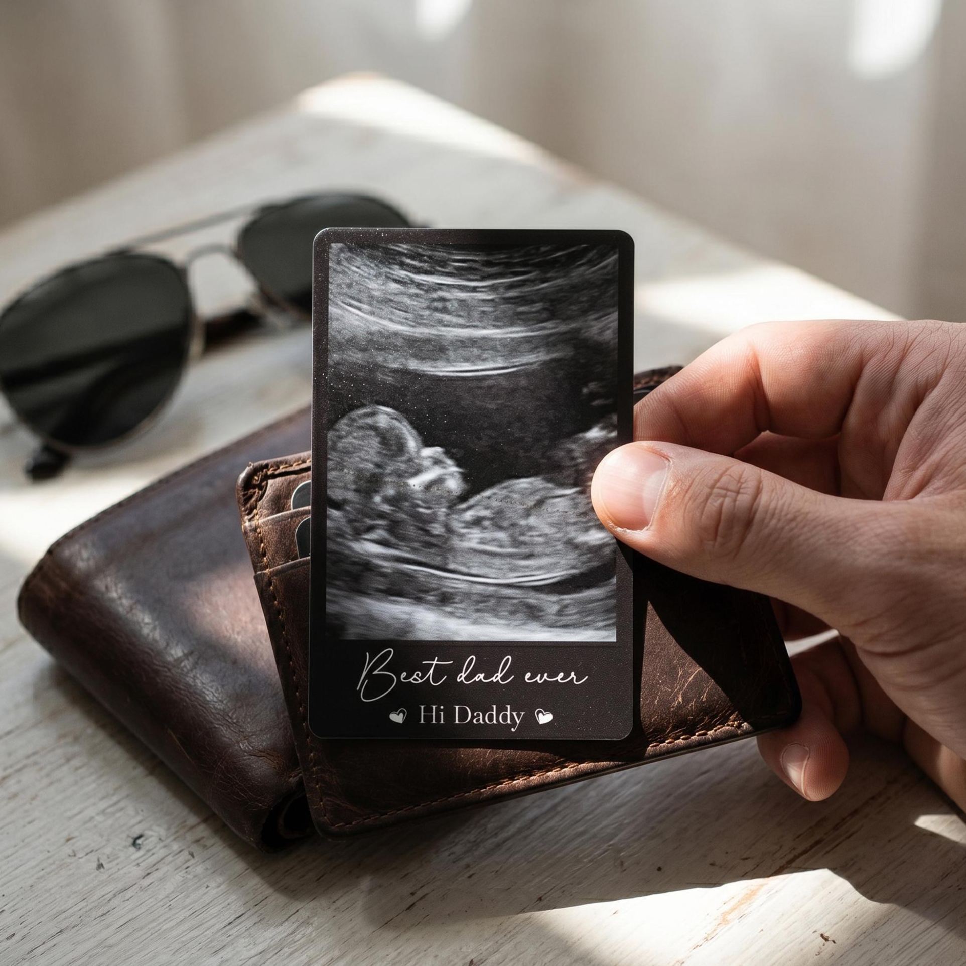 Photo Wallet Card for Dad, Father’s Day Gift, Personalized Sentimental Keepsake, Daddy Memory Card