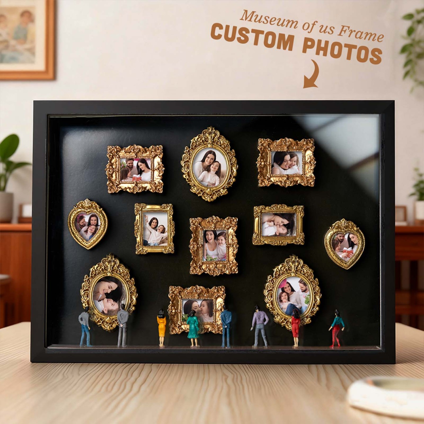 Museum of Us Frame Personalized Couples Gift for Her Cute Miniature Museum Gifts Meaningful Gift Mother's Day Memorial Gift