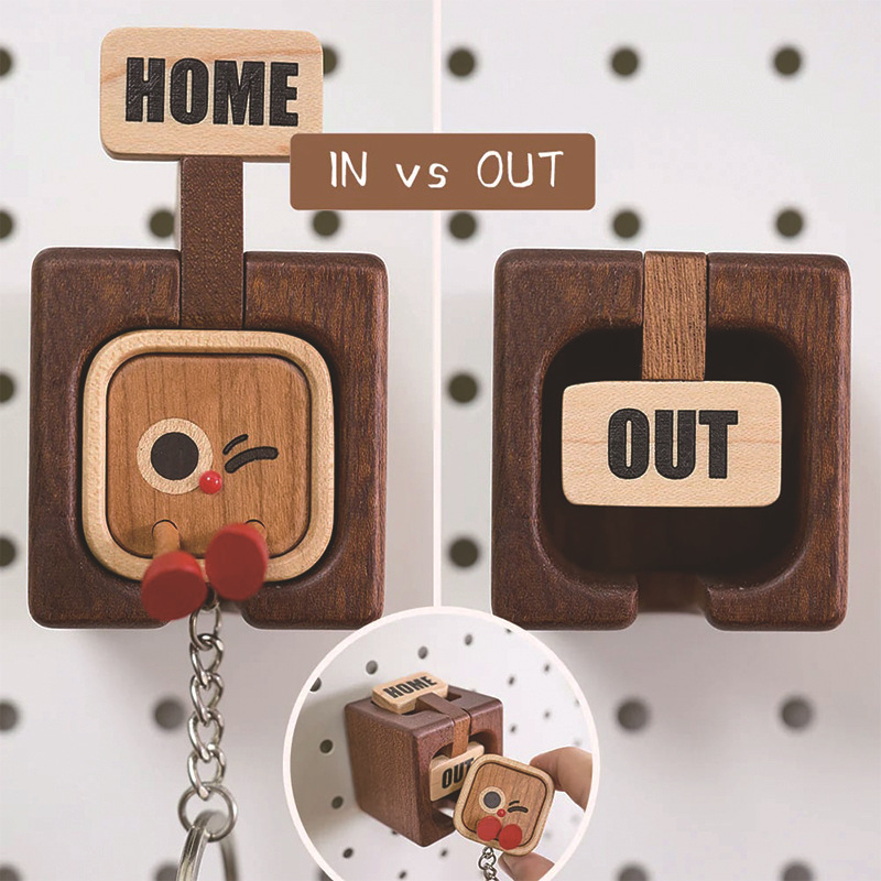 Home-Out Keychains: Creative Home Keychains, Gift Ideas, And Wooden Wall Decorations.