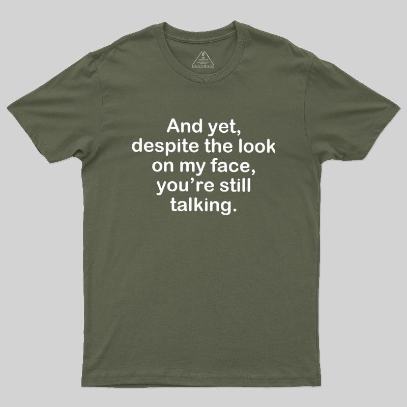 Funny Words Geek T-Shirt - MyFaceSocks