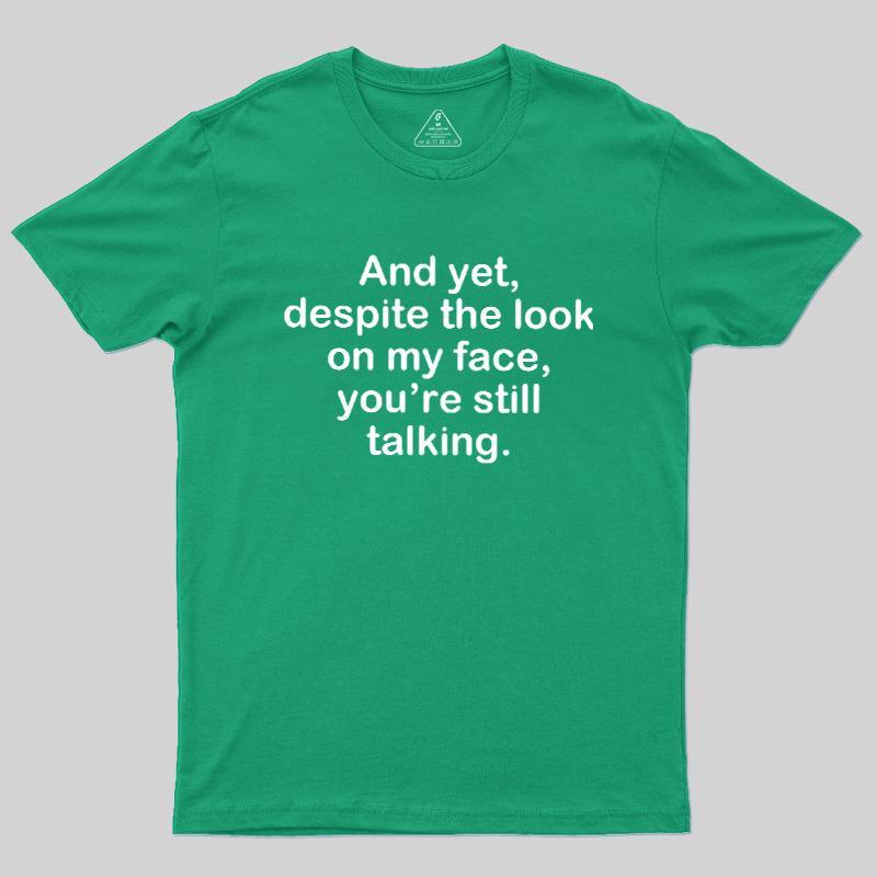 Funny Words Geek T-Shirt - MyFaceSocks