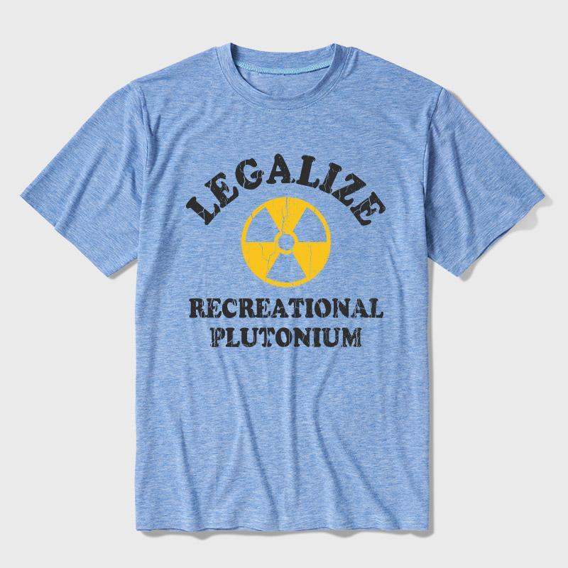 Legalize Recreational Plutonium Ultra Soft Heather Tee - MyFaceSocks