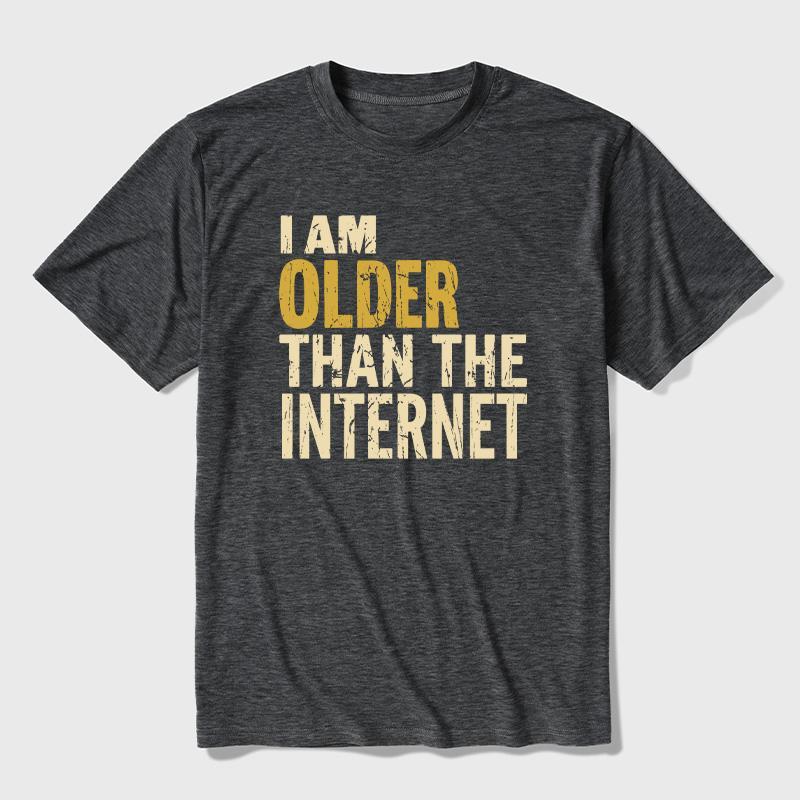 I'm Older Ultra Soft Heather Tee - MyFaceSocks