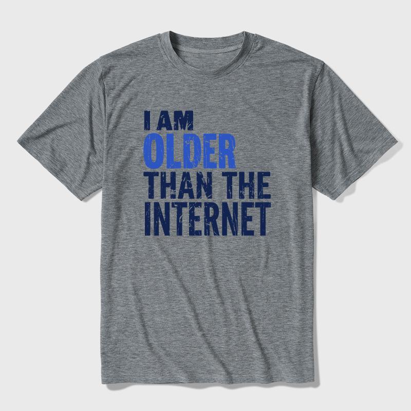 I'm Older Ultra Soft Heather Tee - MyFaceSocks