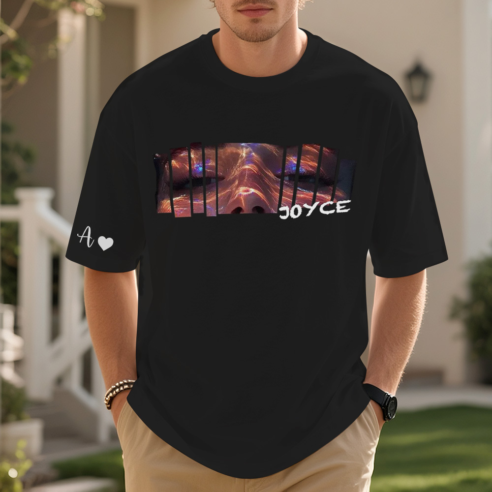 Custom Eyes Shirt Girlfriend Eyes Tee Personalized Photo and Name - MyFaceSocks