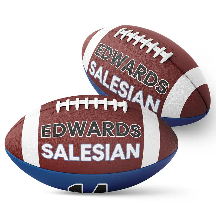 Custom Two Tone Print Team Football For Game Day, Senior Gift, Graduation Gift Team Gift