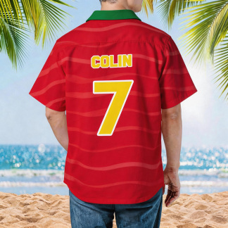 Global Soccer Fan Hawaiian Shirt Retro Football Jersey Aloha Beach Shirt for Men – Summer Vacation Sports Style