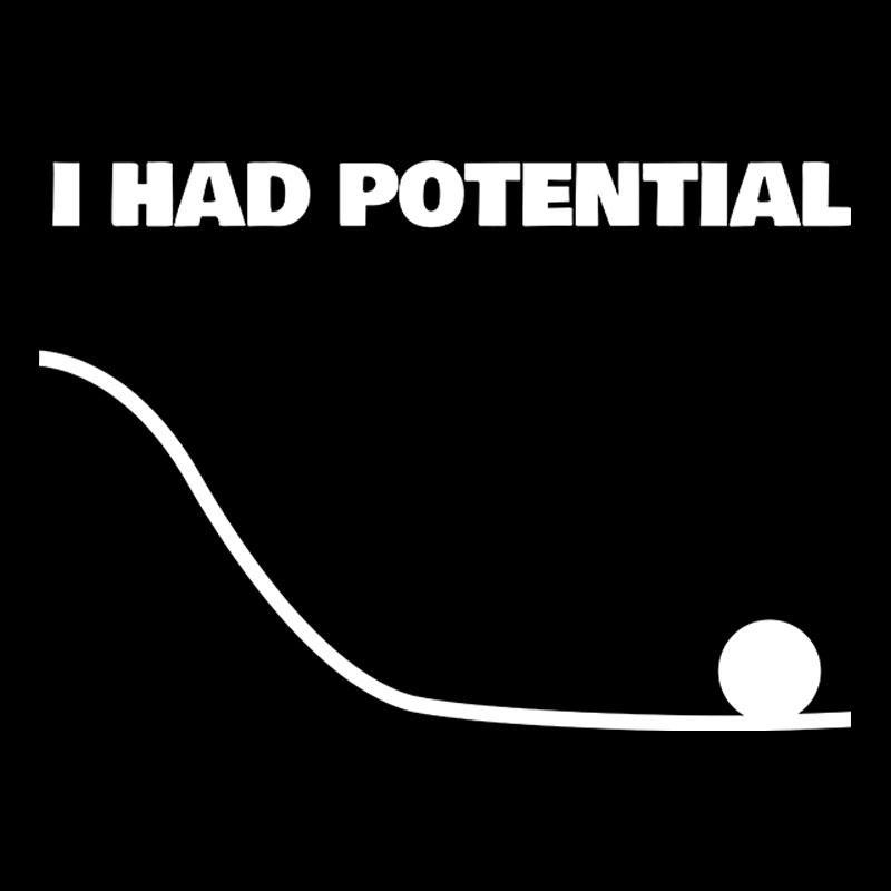 I Had Potential Geek Science Geek T-Shirt - MyFaceSocks
