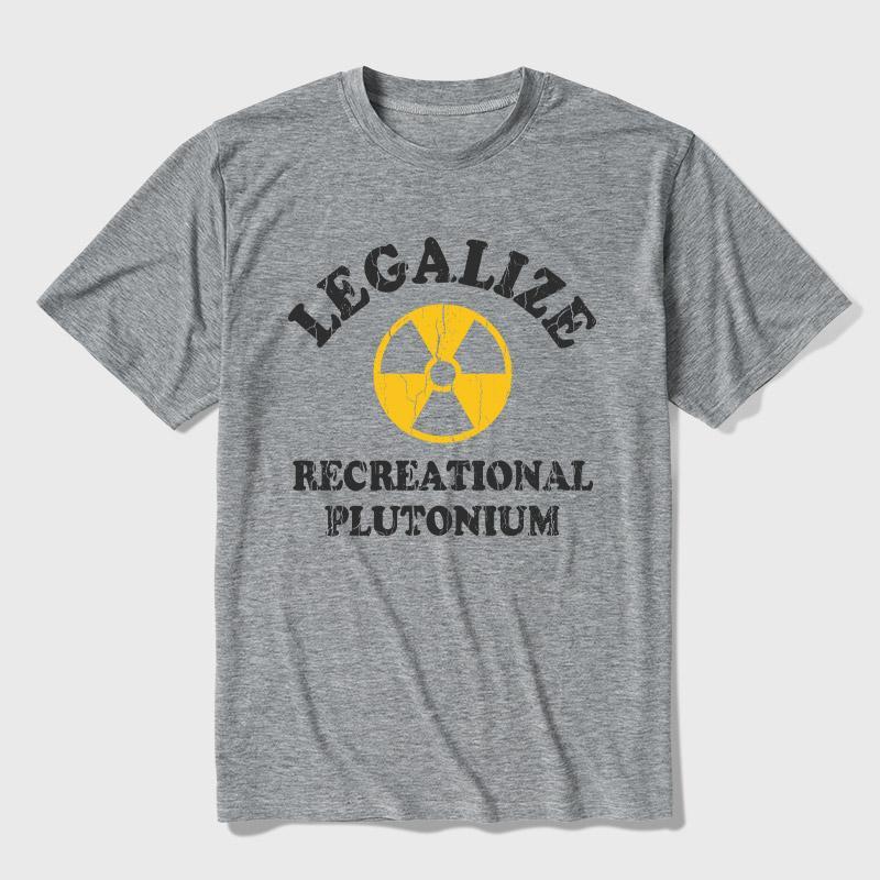 Legalize Recreational Plutonium Ultra Soft Heather Tee - MyFaceSocks